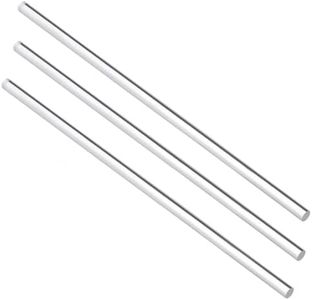 3 Pack Clear Acrylic Rods - 12 Inch Length, 1/2 Inch Diameter, Round Acrylic Dowel Sticks for DIY Crafts, Party Decorations, and Gardening Projects