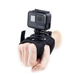 Digicharge Action Camera Hand Mount Wrist Strap Compatible For GoPro Hero13 Hero12 Hero11 Max/DJI Osmo Action 5 / Hero 13 12 11 Mini 10 9 8 Akaso Crosstour Campark Apeman Camkong Apexcam Go Pro Cam