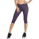 Santic Cycling Shorts Women Padded Cycle 3/4 Trousers Ladies Biking Capris Leggings Tights MTB Purple S