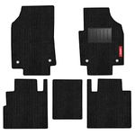 Elegant Cord Black Carpet Custom Fit Car Mats Compatible with MG Hector (Set of 5 Pcs), Polypropylene