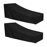 2 Pack Garden Sun Lounger Cover, Ch