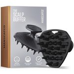 MANSCAPED® The Scalp Buffer Men’s Silicone Head Scrubber – Premium Cleansing & Exfoliating Hair Brush, Ergonomic Handheld Design for Gentle Scalp Massage (1-Pack)