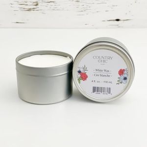 Furniture Wax - 100% Natural Sealant for Chalk Furniture Paint or Raw Wood, Light Protection, Easy to Apply, No Odor, Eco-Friendly - 7 Color Choices - White (4 oz)