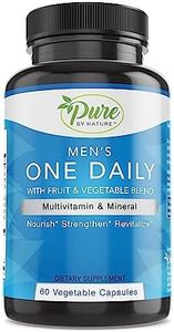 Pure By Nature One-Daily Multi-Vitamin for Men, 60 Count