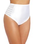 Rago Women's Hi Waist Thong Shaper, White, 34