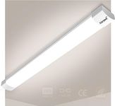 Airand Linkable LED Batten Light Tube Light 2FT 18W 1800LM Ceiling Light for Garage Office Cellar Shop Basement School Bathroom Restaurant Hotel Hostipatal,Ideal Indoor or Outdoor,60CM Natural White