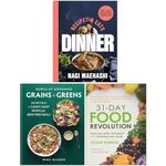 RecipeTin Eats Dinner, [Hardcover] Bowls of Goodness Grains + Greens & [Hardcover] 31-Day Food Revolution 3 Books Collection Set