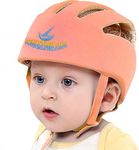 Huifen Adjustable Baby Head Protector, Breathable Baby Helmet for Craling Walking Cute Baby Safety Helmet Hat Toddler Essentials Harness Baby Infant Helmet Running Playing (Orange)