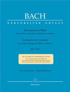 Concerto for Violin in A minor (BWV 1041) (Violin & Piano)