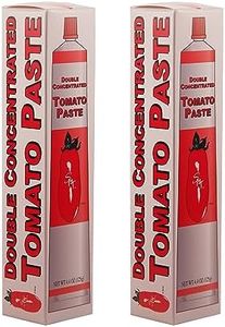SMT San Merican Tomato Double Concentrated Tomato Paste, Imported from Italy, 4.4 oz (Pack of 2)