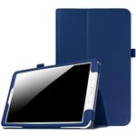 KYVIAUM Slim Case for Samsung Galaxy Tab E 9.6'', Lightweight Stand Cover for Samsung Galaxy Tab E 9.6 Inch Tablet 2015 Released Model SM-T560 T561 T565 and SM-T567V, Dark Blue