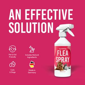 Petsly Flea Spray for Pets, 500ml – Fast-Acting Pest Control