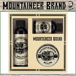 Beard Grooming Care Kit for Men by Mountaineer Brand | Beard Oil (2oz), Conditioning Balm (2oz), Wash (4oz), Brush, Comb, Scissors (WV Timber Bonus Kit)