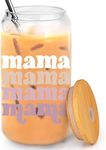 Gifts for Mom from Daughter, Son - Mom Gifts for Christmas - Mom Birthday Gifts - Best Birthday Gifts for Mom - Mother Gifts, Mama Gifts, New Mom Gifts, Gifts for Mom - 16 oz Mom Beer Can Glass