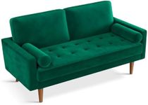 Vesgantti Loveseat Sofa, 58" Green 