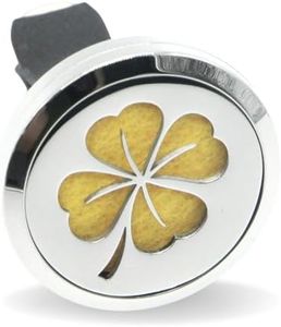 Zen'Arôme - Difusor de Aroma de trébol para Coche, Acero Inoxidable, Talla única