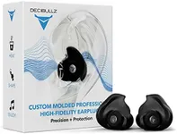 Decibullz Professional Moldable Earplugs, Noise Cancelling Earplugs, Concert Ear Plugs, Perfect for Musicians, Recording Artists, DJ's, and Festivals