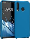 kwmobile Case Compatible with Huawei P30 Lite Case - TPU Silicone Phone Cover with Soft Finish - Caribbean Blue