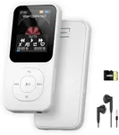 64GB MP3 Player with Bluetooth 5.3, Portable Music Player for Sports with Speaker, FM Radio, Voice Recorder, HiFi Sound, 30H Longer Battery Life, Quick Transmission, Timer Off, Up to 256GB (White)