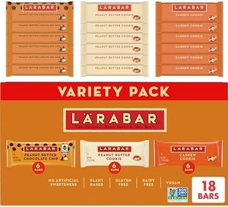 Larabar Variety Pack, Gluten Free Vegan Fruit & Nut Bars, 18 Bars, 1 lb 14 oz