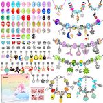 Zelova Bracelet Making Kit for Girls Gifts 6 Years Old, 150 Pieces Kid Jewelry Making Kits Ages 6-8, Birthday Gift Ideal Crafts for Girls Ages 8-12