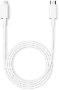 Xiaomi Mi Original HyperCharge 60W Type C to Type C Cable for Smartphones, Tablets, Laptops, Macbook & other Type C devices, 480Mbps Data Sync (White)