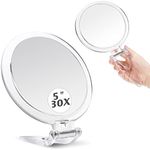 MIYADIVA Hand Mirror 30X Magnifying