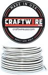 Craftwire USA Solid Bare Stainless Steel Wire Round Selection Dead Soft 5OZ 12 Gauge Stainless Steel 5 OZ 12 GA.