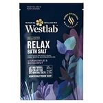 Westlab Relax Bath Salts 1kg - Ease Stress & Tension from Mind and Body. Scientifically-Proven to Restore Inner Peace. with Magnesium, Mood-Boosting Neuroscent. 100% Natural, Chamomile & Bergamot.