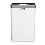 AGARO Pure-Wave Air Purifier, For Home, Bedroom, True HEPA Filter, Real Time Air Quality Indicators, Removes 99.9% Pollutants, Bacteria, Virus & PM 0.3 Microns Particles, 7 Stage Purification