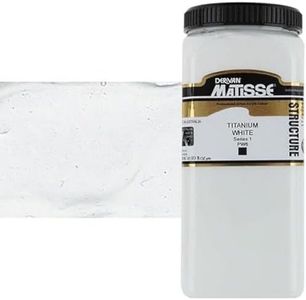 Derivan Matisse Structure Acrylics Paint 500 ml, Titanium White
