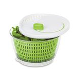 Starfrit Salad Spinner 3.3L Capacity - Removable Base for 2 Ways to Use - In Sink or on Countertop - Basket Doubles as Colander - Bowl Can Be Used For Serving