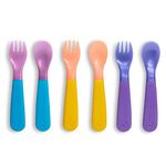 Munchkin Colour Change Toddler Forks and Spoons, Pack of 6