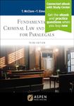 Fundamentals of Criminal Law and Procedure for Paralegals: [Connected Ebook]