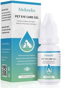 Pet Eye Care Gel for Dogs & Cats- 1% Hyaluronan Eye Drops | Soothes Dry Eyes, Redness, Irritation, Tear Stains | With Pearl Hydrolysate, Taurine & Herbal Extracts | Safe & Gentle Daily Eye Wash, 10ml