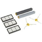 Reverbo Replenishment Kit | Replacement Parts | Accessories Compatible with iRobot Roomba 800/900 Series: 3 High Efficiency Filters, 2 Spinning Side Brushes, and 1 Set of Multi-Surface Rubber Brushes