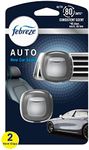 Febreze AUTO Air Freshener Vent Clip New Car Scent, 2.2 mL Car Vent Clip, Pack of 2