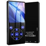 Qoosea MP3 Player with Bluetooth 128GB with OTG Function Music Player HiFi Lossless HD Speaker FM Radio Voice Recorder EBook Function Digital MP3 TF Card