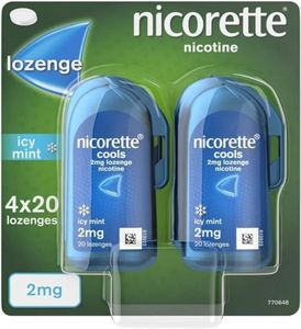 Nicorette Cools 80 Lozenges, 2 mg (Stop Smoking Aid)