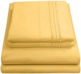 1800 Thread Count Sheet Set – Soft Egyptian Quality Brushed Microfiber Sheets – Luxury Bedding Set with Flat Sheet, Fitted Sheet, 2 Pillow Cases