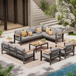 ComfCove Aluminum Outdoor Patio Fur