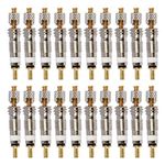 20pcs Presta Valve Core Set,Brass Valve Core Bike Kit Valve universal Valve Cores for Road Bike, Mountain Bicycles FOROREH Presta Valve Core Replacement Set