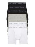 Calvin Klein Men's Cotton Stretch 7-Pack Boxer Brief, 3 Black, 2 Grey Heather, 2 White, Small
