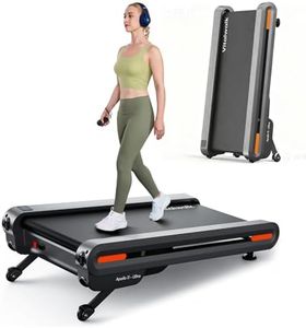 Vitalwalk Walking Pad Treadmill with Auto Incline 6 Levels 12% - 18"x43" Wide Full Deck Under Desk Treadmill for Home Office, Upright Stand Space-Saving, 350lbs Capacity Heavy Duty, APP & Double Frame