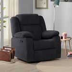 Sleepyhead RX7 - Rocking & Revolving Single Seater Fabric Recliner (Iceland Grey)