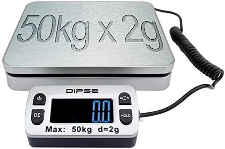 DIPSE Parcel Mini - Bilancia per pacchi, con display esterno e grande capacità di pesatura 50kg x 0,002kg