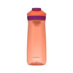 Contigo Kids Casey Water Bottle with Leak-Proof Lid, BPA-Free Plastic, Dishwasher Safe, Coral & Grape, 20 oz (591 mL)