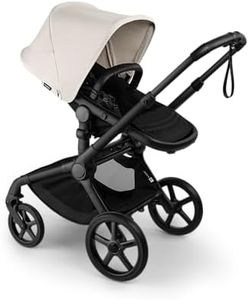 Bugaboo Fox 5 Renew All-Terrain Stroller – Full Size Premium Baby Stroller from Newborn to Toddler with 2-in-1 Bassinet to Seat Conversion, One-Hand Fold & XL Storage – Misty White