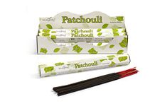 STAMFORD INC. 37103 Patchouli Incense Sticks, 20 Sticks x 6 Packs