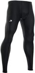 Compression Pants Men for Workout, Sports - Base Layer Running Tights Men's Leggings Black